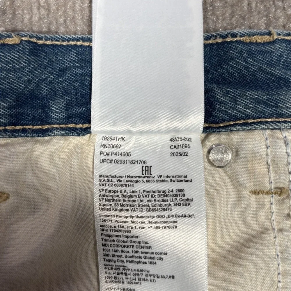 Vintage Dickies Jeans Mens 37x29 Relaxed Fit Blue Denim Carpenter Workwear Baggy